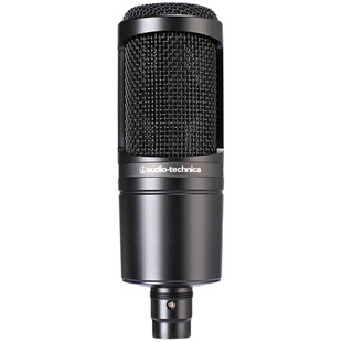 铁三角AT2020电容麦克风话筒声卡套装专业有声书录音配音直播K歌