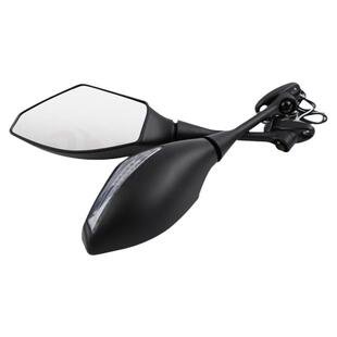 适用本田CBR600RR CBR1000RR 摩托车改装LED后视镜反光镜倒车镜