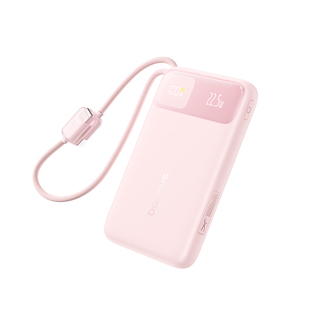 【新国标3c认证】2026新款倍思充电宝可上飞机超薄小巧便携10000毫安大容量快充自带线适用苹果华为移动电源