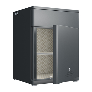 床头柜家用卧室2025爆款床头柜全钢保险箱一体小型轻奢高级感55cm智能无线充电首饰收纳盒创意置物防盗隐藏式