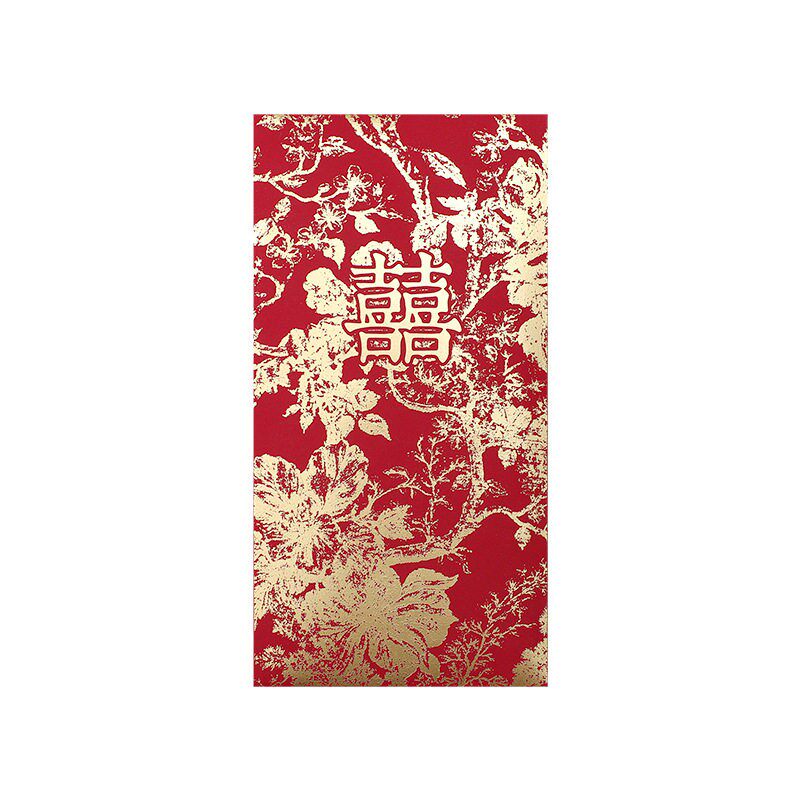婚礼双喜烫金利是封红包袋
