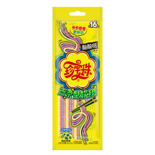 【新品上市】珍宝珠面条型软糖挤出型软糖糖果儿童休闲零食趣味