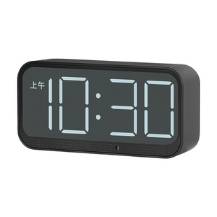 led电子钟数字表夜光时钟常亮桌面摆台式时间显示器简约电池款