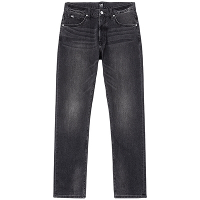 【张凌赫代言】Lee25秋冬新726标准中腰直筒五袋款黑灰色男牛仔裤