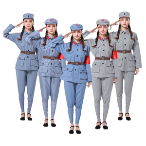 成人红军演出服八路军男女