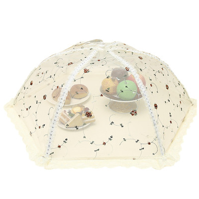 剩饭盖菜罩餐桌罩食物防蚊罩圆形