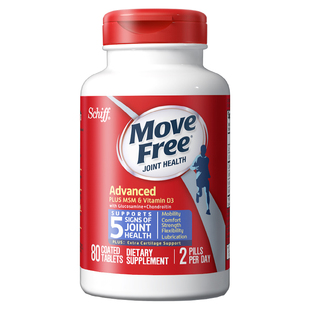 益节MoveFree氨糖软骨素MSM维骨力关节宝软膏绿瓶护关节补钙钙片