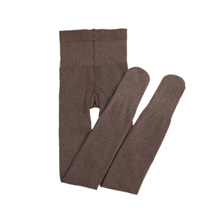 淡时光咖啡色连裤袜女秋冬加绒加厚保暖显瘦美拉德风踩脚打底裤袜
