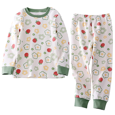 A类纯棉女童秋冬保暖内衣套装