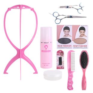 发网 架子 梳子 护理液一字夹发蜡假发护理套餐下单链接