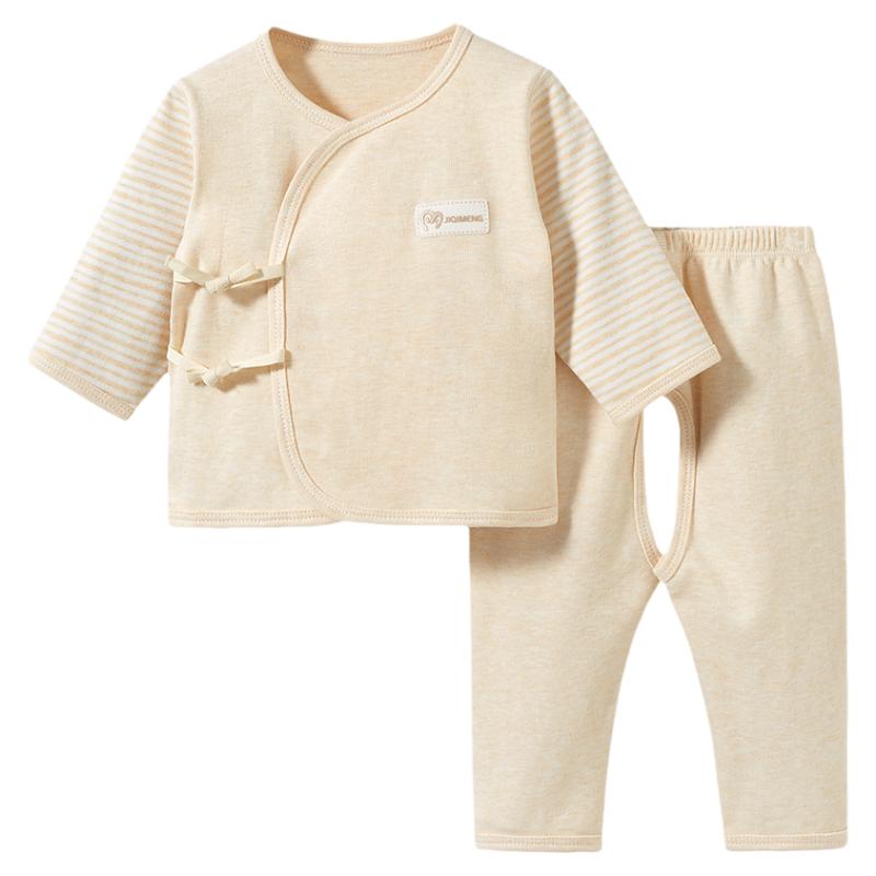 新生婴儿衣服春秋冬纯棉打底0和尚3月初生分体内衣宝宝秋衣套装
