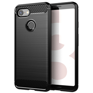适用于拉丝谷歌3手机壳Pixel3XL手机套3XL 2XL 2防摔全包软壳套