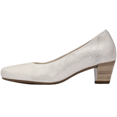 Gabor德国嘉步66180单鞋  粗跟透气浅口时尚单鞋