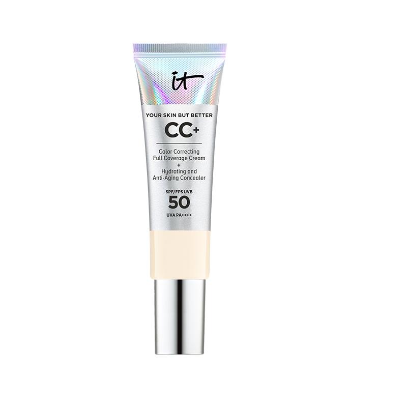 【自营】itcosmetics小银管养肤粉底液遮瑕油皮持久水润持妆绿管