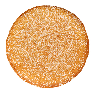 四川芝麻大月饼1斤老式大个月饼南充500g一个装礼盒花生冰糖麻饼