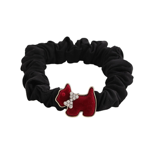 轻奢头绳2025新款红色马高颜高弹耐用发圈简约百搭不伤发发绳皮筋