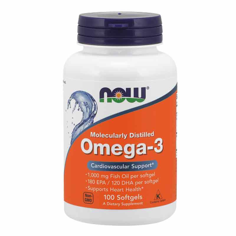 NOW Foods诺奥深海鱼油软胶囊猫咪狗狗人宠物可用欧米伽omega3DHA