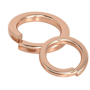 国标纯紫铜全铜弹垫 弹簧垫圈 青铜圆形垫片螺丝金属华司介子GB93