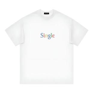 2026SS美式宽松重磅纯棉vtm简约百搭休闲大码情侣男女短袖t恤上衣