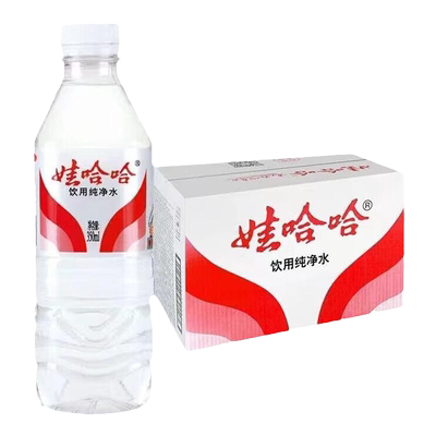 娃哈哈纯净水596ml*2箱送货上楼