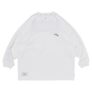 现货折扣 WTAPS SCAB / LS / COTTON 天竺棉后背字母印花长袖T恤