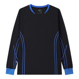 CryingCenter经典色红蓝白黑足球羽毛球运动线训练服速干哭喊中心