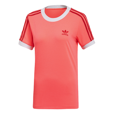Adidas/阿迪达斯正品新款三叶草 3 STR TEE女短袖T恤上衣ED7474