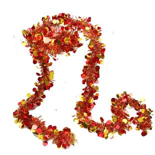 彩带拉花彩条藤条毛条新年元旦圣诞生日结婚房间婚房布置装饰楼梯