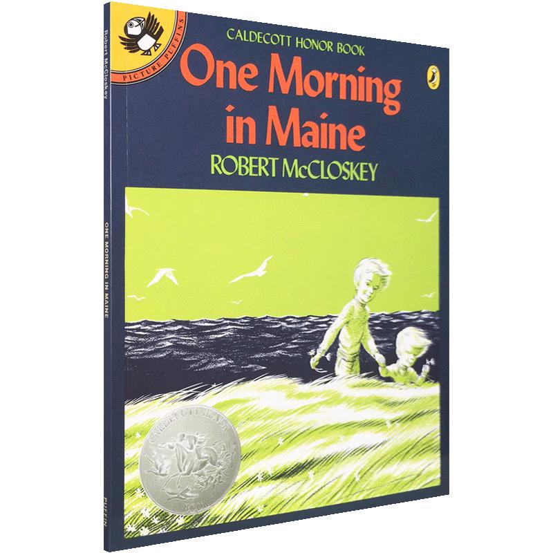 英文原版One Morning in Maine 海边的早晨凯迪克大奖绘本