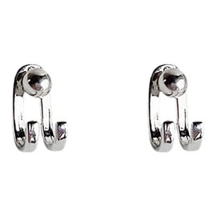 耳钉男ins潮925银痞帅潮流个性男款设计感小众耳饰高级感气质配饰