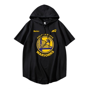 勇士队库里巴特勒短袖美式篮球运动半袖夏季连帽T恤训练服球衣男