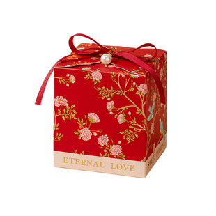 2025新款喜糖盒小众特别的婚礼回礼伴手礼高级感糖果盒喜糖袋空盒