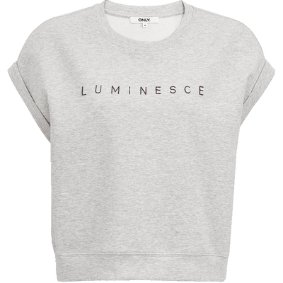 ONLY立体刺绣字母T恤