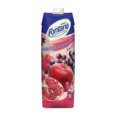 芳塔娜石榴苹果葡萄汁1L果汁饮品