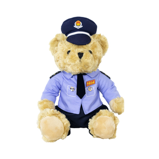 税务小熊毛绒公仔玩偶宣传小礼品普法活动礼物单位团建文创纪念品