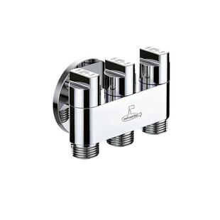 潜水艇厨房角阀洗碗机净水器小厨宝通用阀门一进三出多功能三通