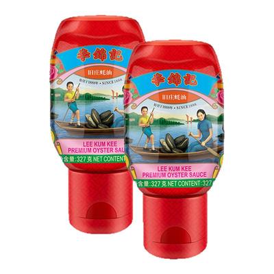 李锦记旧庄蚝油327g挤挤装0添加防腐剂耗油火锅蘸料炒菜蚝汁调料