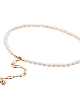 朗同2025年新款爆款珍珠项链女轻奢小众设计感锁骨链颈链配饰礼物