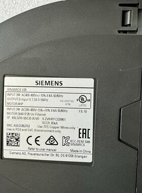 议价V20变频器6SL3210-5BE23-0UV0适用