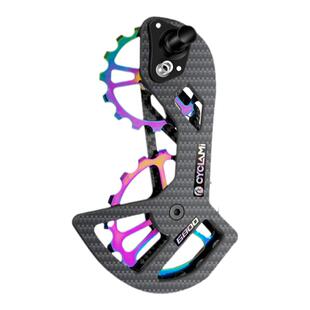CYCLAMI适用于禧玛诺公路车套件碳纤维大鸡腿陶瓷导轮后拨ut导轮