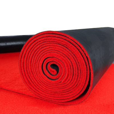 红地毯舞台开业店铺门口走廊展会