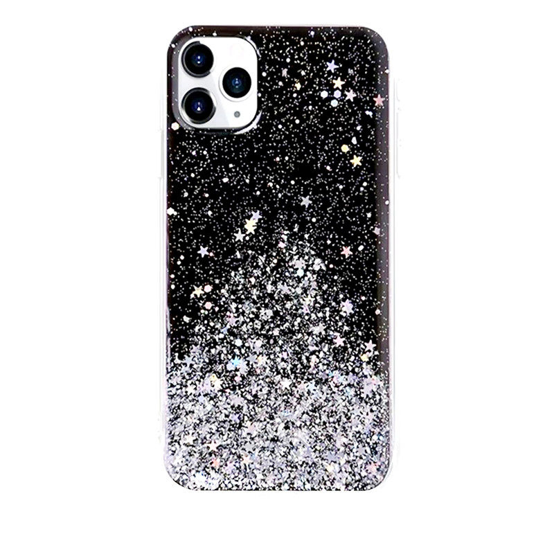 适用闪粉苹果11pro手机壳iphone13promax亮晶晶12全包网红款仙女