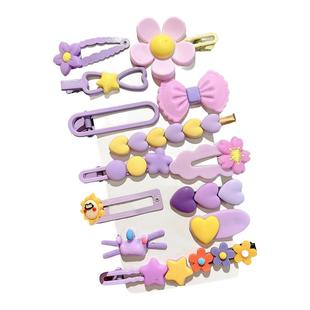 儿童发夹女童2025新款侧边碎发卡bb夹小女孩宝宝短发可爱夹子头饰