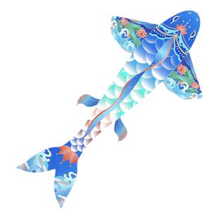 2025新款风筝锦鲤成人专用好飞微风易飞网红大型高档金鱼潍坊巨型