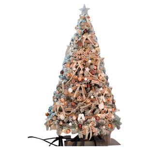 白色圣诞树客厅2025新款家用高级感大小型圣诞节装饰品diy耶诞树