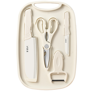 德国水果刀家用案板婴儿辅食菜板菜刀二合一刀具套装收纳砧板组合