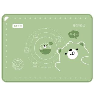 双枪硅胶揉面垫食品级家用烘焙面板耐高温和面案板防滑擀面垫