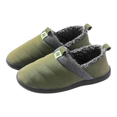 家丽芙高端厚底包跟棉拖鞋男士