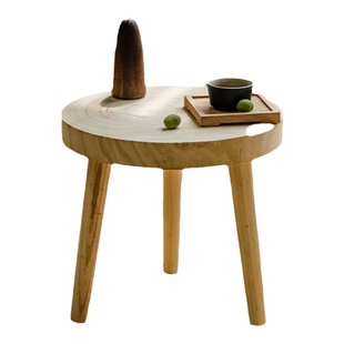 复古实木小凳子多肉装饰花架矮凳置物架茶几摆设阳台花园花盆托架