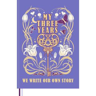 kinbor三年五年日记本64g插画封面笔记本记事本A5手帐三年五年连用自填式计划本时间管理效率手册